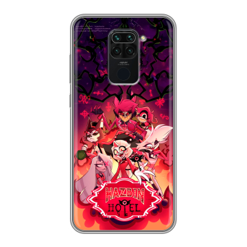 Силиконовый чехол на Xiaomi RedMi Note 9 с принтом Hazbin Hotel Отель Хазбин Силиконовый чехол на Xiaomi RedMi Note 9 с принтом Hazbin Hotel Отель Хазбин