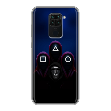 Силиконовый чехол на Xiaomi RedMi Note 9 с принтом Игра Кальмара