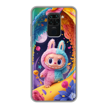Силиконовый чехол на Xiaomi RedMi Note 9 с принтом Labubu Лабубу