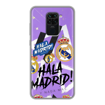 Силиконовый чехол на Xiaomi RedMi Note 9 с принтом Real Madrid Реал Мадрид Силиконовый чехол на Xiaomi RedMi Note 9 с принтом Real Madrid Реал Мадрид