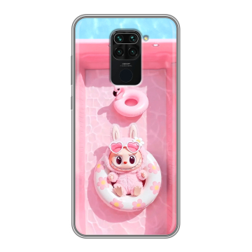 Силиконовый чехол на Xiaomi RedMi Note 9 с принтом Labubu Лабубу Силиконовый чехол на Xiaomi RedMi Note 9 с принтом Labubu Лабубу