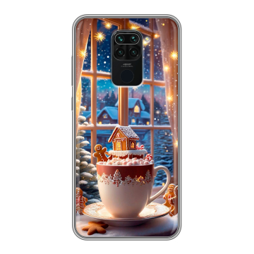 Силиконовый чехол на Xiaomi RedMi Note 9 с принтом Новый год