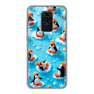 Силиконовый чехол на Xiaomi RedMi Note 9 с принтом Новый год
