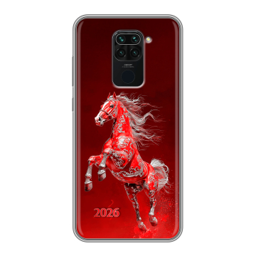 Силиконовый чехол на Xiaomi RedMi Note 9 с принтом Новый год