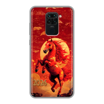 Силиконовый чехол на Xiaomi RedMi Note 9 с принтом Новый год