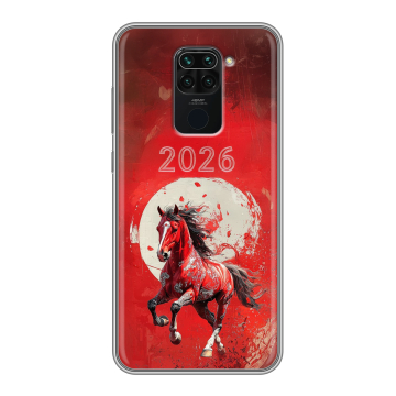 Силиконовый чехол на Xiaomi RedMi Note 9 с принтом Новый год