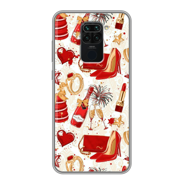Силиконовый чехол на Xiaomi RedMi Note 9 с принтом Новый год