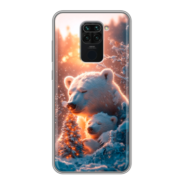 Силиконовый чехол на Xiaomi RedMi Note 9 с принтом Новый год