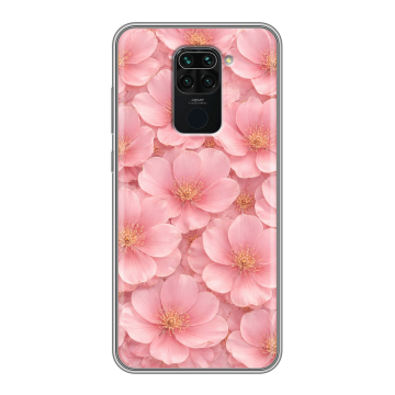 Силиконовый чехол на Xiaomi RedMi Note 9 с принтом женский