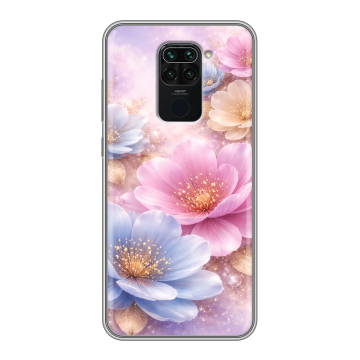 Силиконовый чехол на Xiaomi RedMi Note 9 с принтом женский Силиконовый чехол на Xiaomi RedMi Note 9 с принтом женский