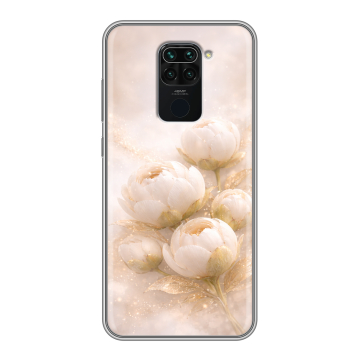 Силиконовый чехол на Xiaomi RedMi Note 9 с принтом женский