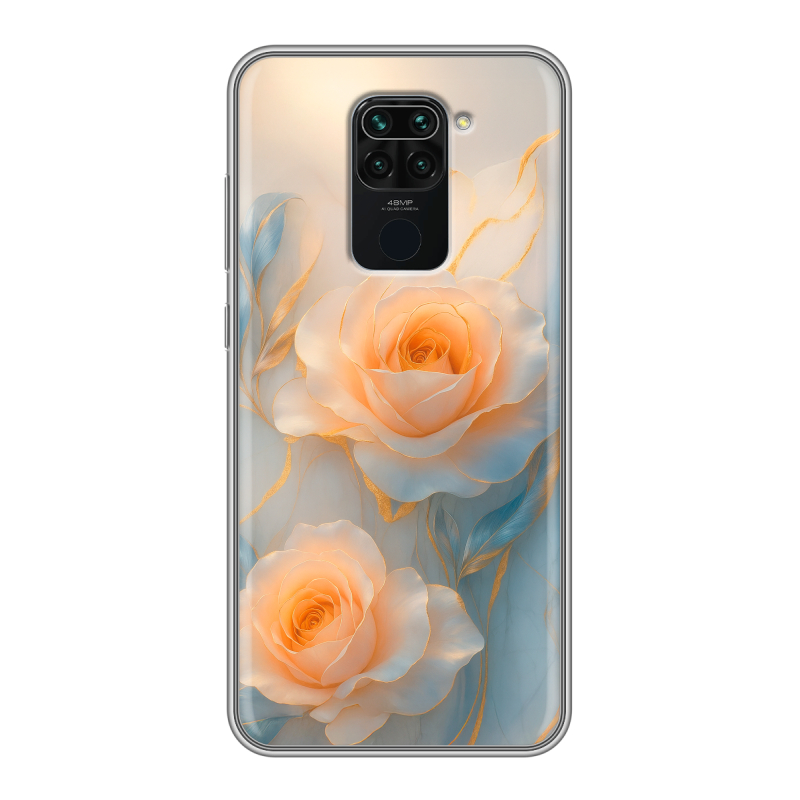 Силиконовый противоударный чехол на Xiaomi RedMi Note 9 с принтом Женский Силиконовый противоударный чехол на Xiaomi RedMi Note 9 с принтом Женский