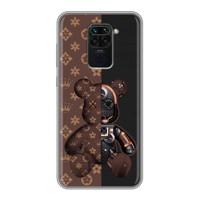 Силиконовый чехол на Xiaomi RedMi Note 9 с принтом Луи робот Силиконовый чехол на Xiaomi RedMi Note 9 с принтом Луи робот