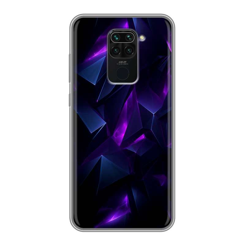 Силиконовый чехол на Xiaomi RedMi Note 9 с принтом Абстракиция Силиконовый чехол на Xiaomi RedMi Note 9 с принтом Абстракиция