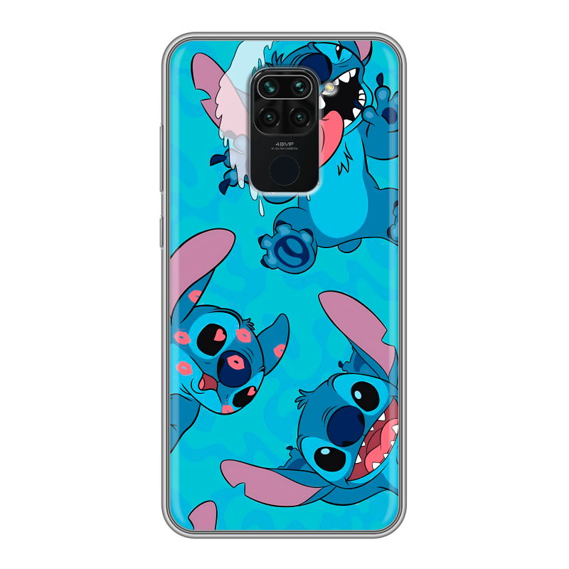 Силиконовый чехол на Xiaomi RedMi Note 9 с принтом Лило и Стич Силиконовый чехол на Xiaomi RedMi Note 9 с принтом Лило и Стич