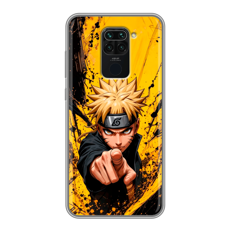 Силиконовый чехол на Xiaomi RedMi Note 9 с принтом Naruto Наруто Силиконовый чехол на Xiaomi RedMi Note 9 с принтом Naruto Наруто