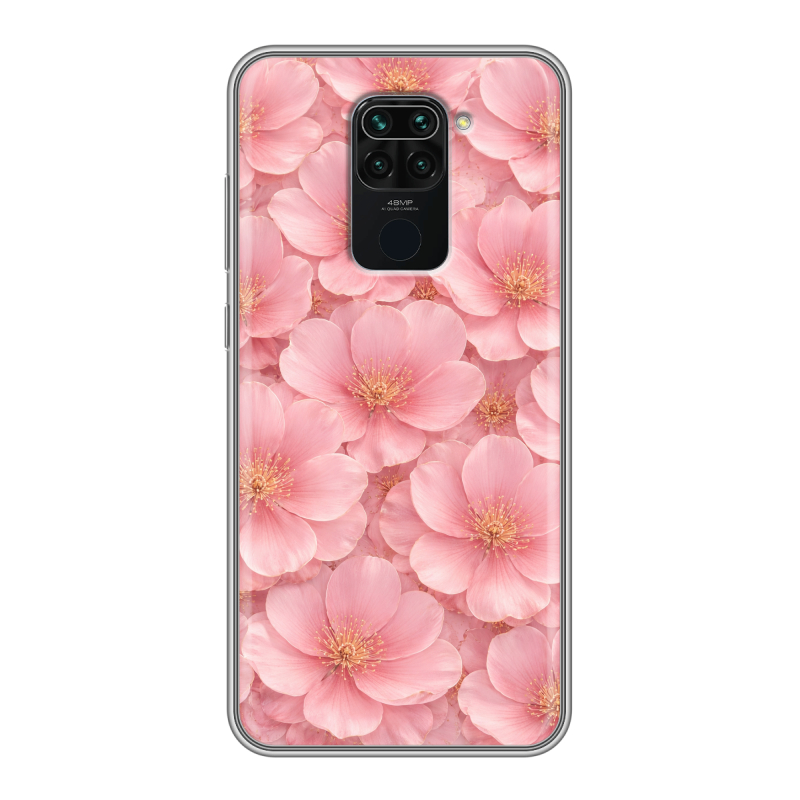 Силиконовый чехол на Xiaomi RedMi Note 9 с принтом женский Силиконовый чехол на Xiaomi RedMi Note 9 с принтом женский