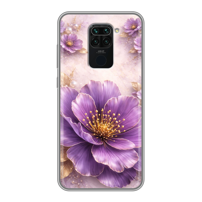 Силиконовый чехол на Xiaomi RedMi Note 9 с принтом женский Силиконовый чехол на Xiaomi RedMi Note 9 с принтом женский