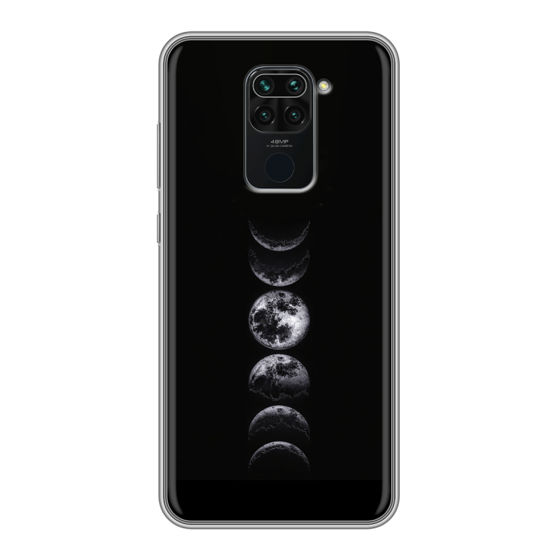 Силиконовый противоударный чехол на Xiaomi RedMi Note 9 с принтом женский Силиконовый противоударный чехол на Xiaomi RedMi Note 9 с принтом женский