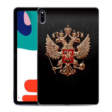 Силиконовый чехол на планшета Huawei MatePad с принтом Герб России Силиконовый чехол на планшета Huawei MatePad с принтом Герб России