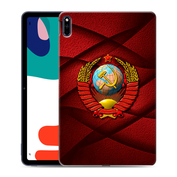 Силиконовый чехол на планшета Huawei MatePad с принтом Герб СССР Силиконовый чехол на планшета Huawei MatePad с принтом Герб СССР