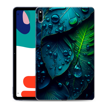 Силиконовый чехол на планшета Huawei MatePad с принтом Листья Силиконовый чехол на планшета Huawei MatePad с принтом Листья