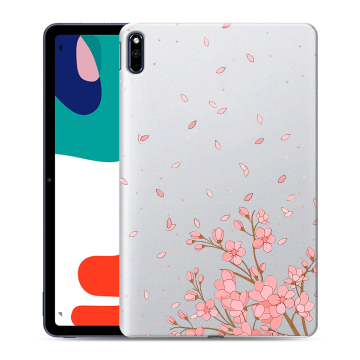 Силиконовый чехол на Huawei MatePad с принтом Ветка сакуры
