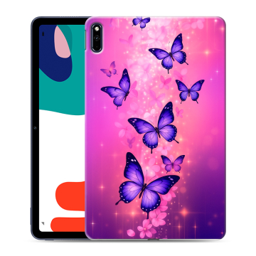 Силиконовый чехол на Huawei MatePad с принтом Бабочки Силиконовый чехол на Huawei MatePad с принтом Бабочки