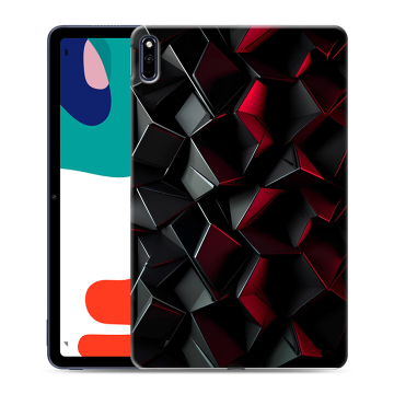 Силиконовый чехол на Huawei MatePad с принтом Абстракция Силиконовый чехол на Huawei MatePad с принтом Абстракция