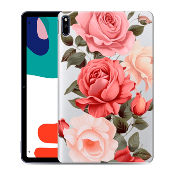 Силиконовый чехол на Huawei MatePad с принтом Розы Силиконовый чехол на Huawei MatePad с принтом Розы