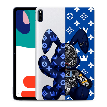 Силиконовый чехол на Huawei MatePad с принтом Луи робот