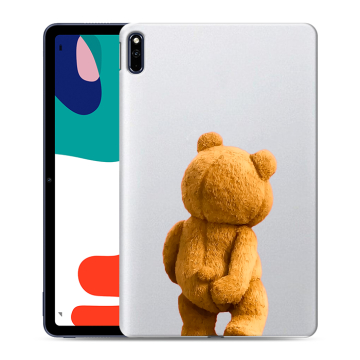 Силиконовый чехол на Huawei MatePad с принтом Медведь Силиконовый чехол на Huawei MatePad с принтом Медведь