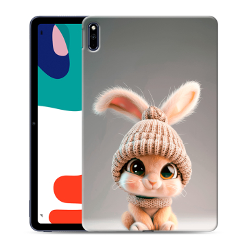 Силиконовый чехол на Huawei MatePad с принтом Кролик Силиконовый чехол на Huawei MatePad с принтом Кролик