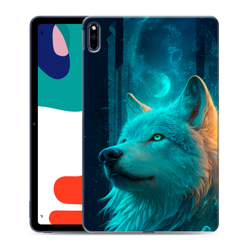 Силиконовый чехол на Huawei MatePad с принтом бабочки саккура Силиконовый чехол на Huawei MatePad с принтом бабочки саккура