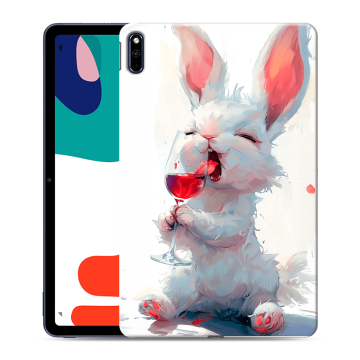 Силиконовый чехол на Huawei MatePad с принтом кролик зайчик