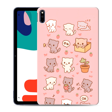 Силиконовый чехол на Huawei MatePad с принтом Hello Kitty Хелоу Кити Силиконовый чехол на Huawei MatePad с принтом Hello Kitty Хелоу Кити