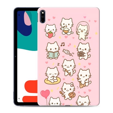 Силиконовый чехол на Huawei MatePad с принтом Hello Kitty Хелоу Кити Силиконовый чехол на Huawei MatePad с принтом Hello Kitty Хелоу Кити