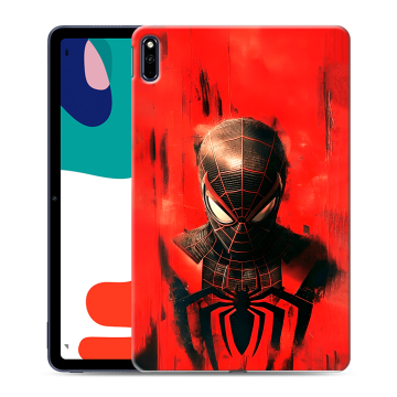Силиконовый чехол на Huawei MatePad с принтом человек паук spiderman Силиконовый чехол на Huawei MatePad с принтом человек паук spiderman