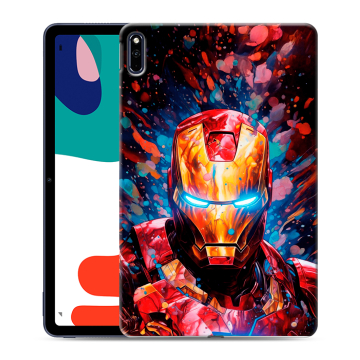 Силиконовый чехол на Huawei MatePad с принтом Железный человек Ironman Силиконовый чехол на Huawei MatePad с принтом Железный человек Ironman