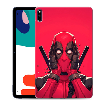 Силиконовый чехол на Huawei MatePad с принтом Дедпул Deadpool Силиконовый чехол на Huawei MatePad с принтом Дедпул Deadpool
