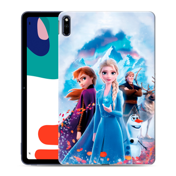 Силиконовый чехол на Huawei MatePad с принтом Холодное сердце Frozen Силиконовый чехол на Huawei MatePad с принтом Холодное сердце Frozen