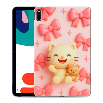 Силиконовый чехол на Huawei MatePad с принтом для девочек Силиконовый чехол на Huawei MatePad с принтом для девочек
