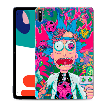 Силиконовый чехол на Huawei MatePad с принтом Рик и Морти Rick Morty Силиконовый чехол на Huawei MatePad с принтом Рик и Морти Rick Morty