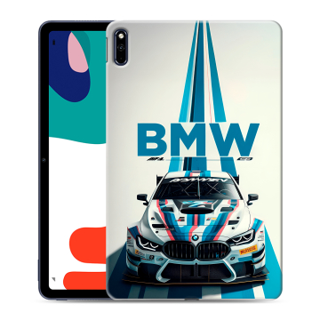 Силиконовый чехол на Huawei MatePad с принтом БМВ BMW Силиконовый чехол на Huawei MatePad с принтом БМВ BMW