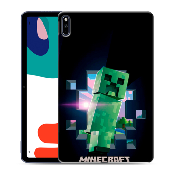 Силиконовый чехол на Huawei MatePad с принтом Майнкрафт Minecraft Силиконовый чехол на Huawei MatePad с принтом Майнкрафт Minecraft