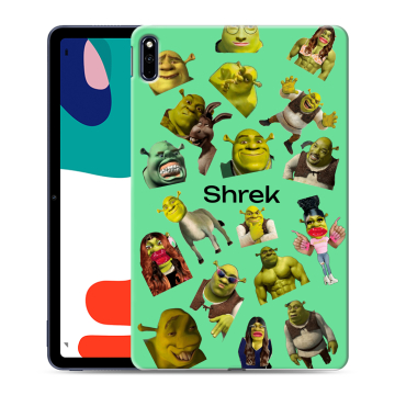 Силиконовый чехол на Huawei MatePad с принтом Шрек Shrek
