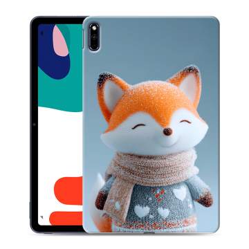 Силиконовый чехол на Huawei MatePad с принтом Лиса