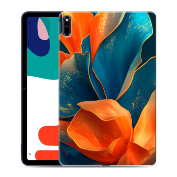 Силиконовый чехол на Huawei MatePad с принтом Цветы