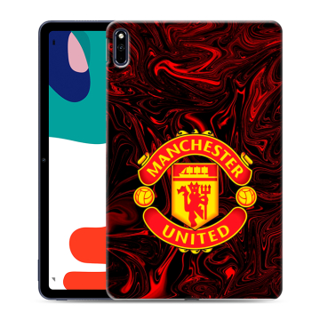 Силиконовый чехол на Huawei MatePad с принтом Manchester United Силиконовый чехол на Huawei MatePad с принтом Manchester United