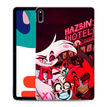 Силиконовый чехол на Huawei MatePad с принтом Hazbin Hotel Отель Хазбин Силиконовый чехол на Huawei MatePad с принтом Hazbin Hotel Отель Хазбин